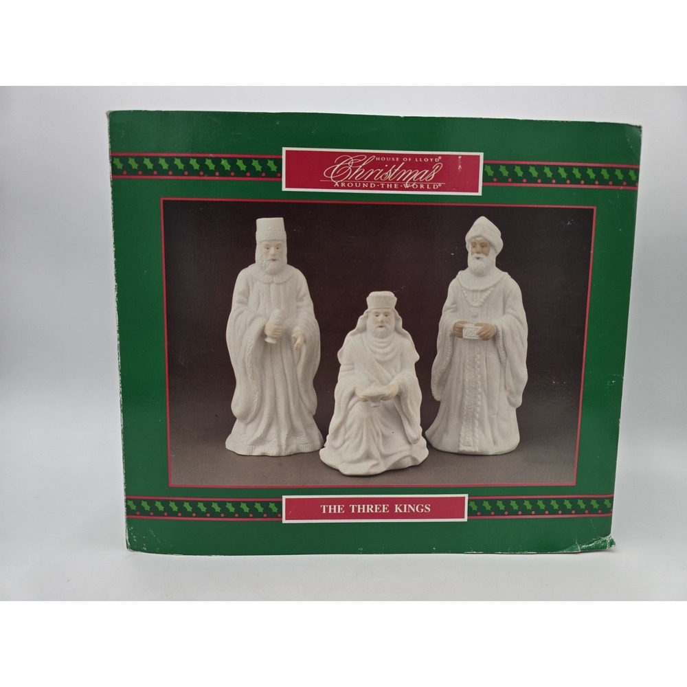 Vintage 1996 House Of Lloyd Christmas Around World"The Three Kings" Nativity